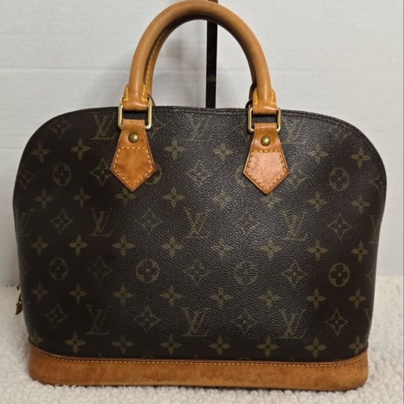 Louis Vuitton Alma PM Monogram Canvas Leather Bag Vintage EXCELLENT - Picture 3 of 13